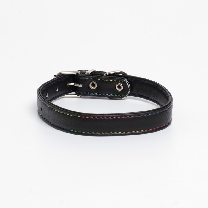 Ошейник из экокожи чёрный, размер 34-46 см, ширина 1.8 см
Ошейник из экокожи чёрный, размер 34-46 см, ширина 1.8 см