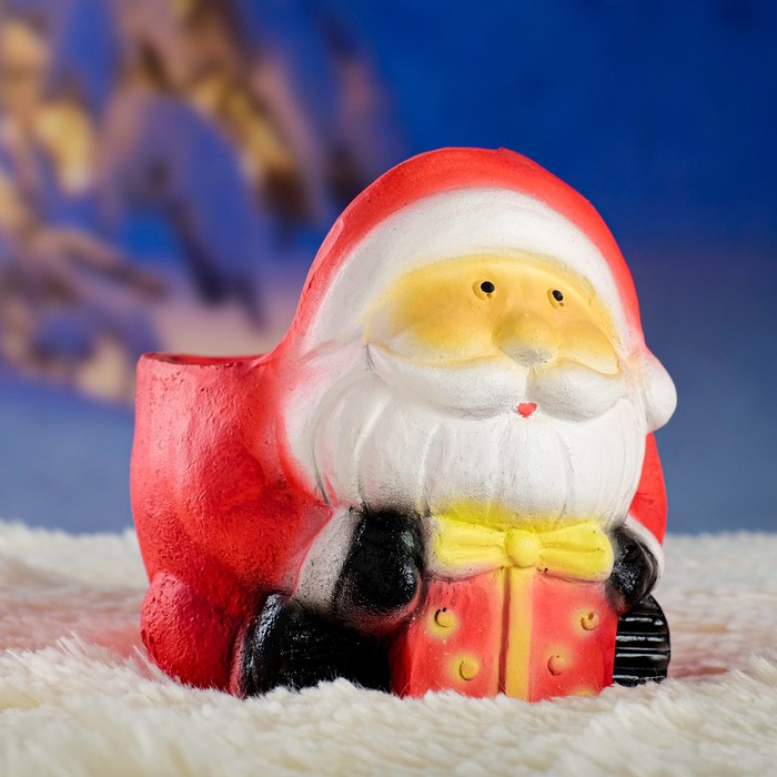 Фигурное кашпо "Дед мороз" 12х11х12см
Фигурное кашпо "Дед мороз" 12х11х12см