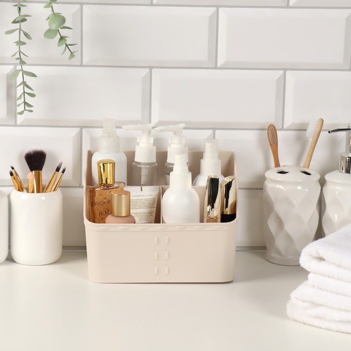 Органайзер для хранения, 3 секции, 19,5 × 15 × 13,7 см, цвет МИКС
Органайзер для хранения, 3 секции, 19,5 × 15 × 13,7 см, цвет МИКС