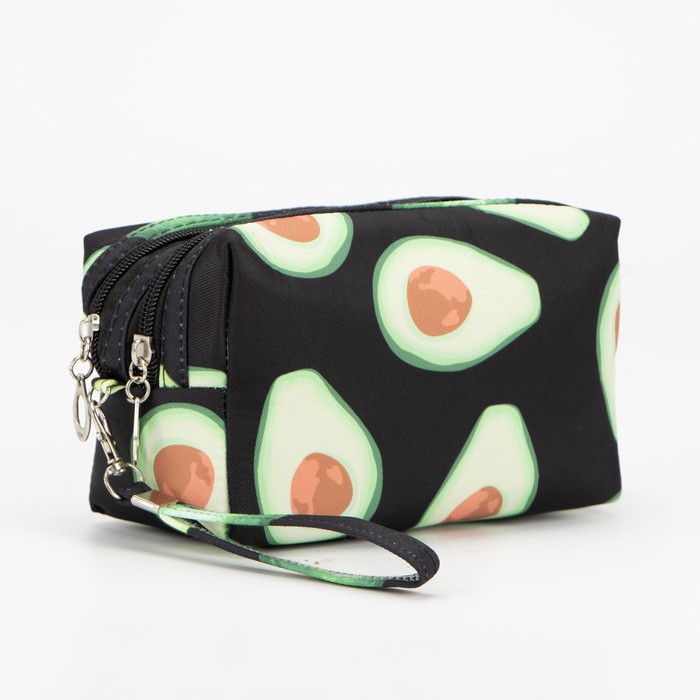 Косметичка на молниях, 2 отдела, с ручкой, цвет чёрный
Косметичка на молниях, 2 отдела, с ручкой, цвет чёрный