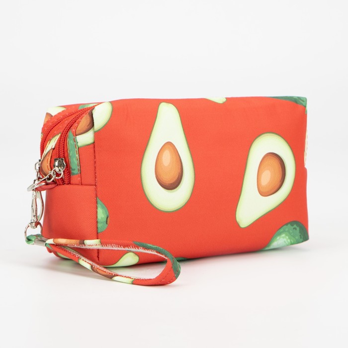 Косметичка, 2 отдела на молниях, цвет красный
Косметичка, 2 отдела на молниях, цвет красный