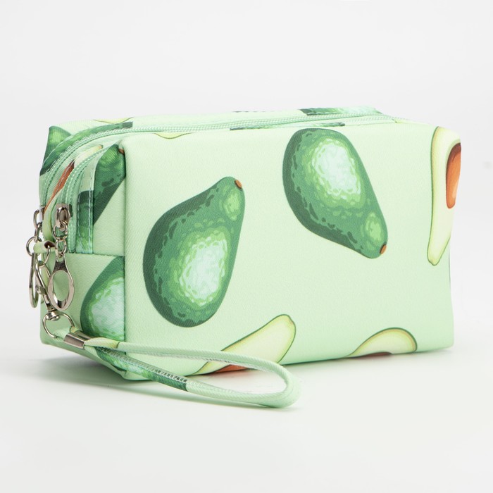 Косметичка, 2 отдела на молниях, цвет зелёный
Косметичка, 2 отдела на молниях, цвет зелёный