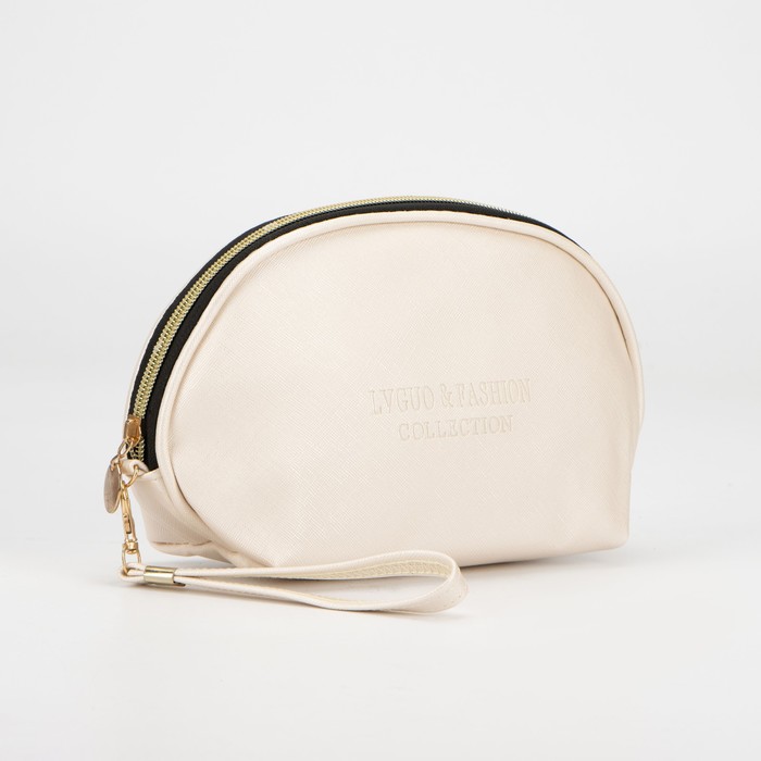 Косметичка на молнии, с ручкой, цвет молочный
Косметичка на молнии, с ручкой, цвет молочный