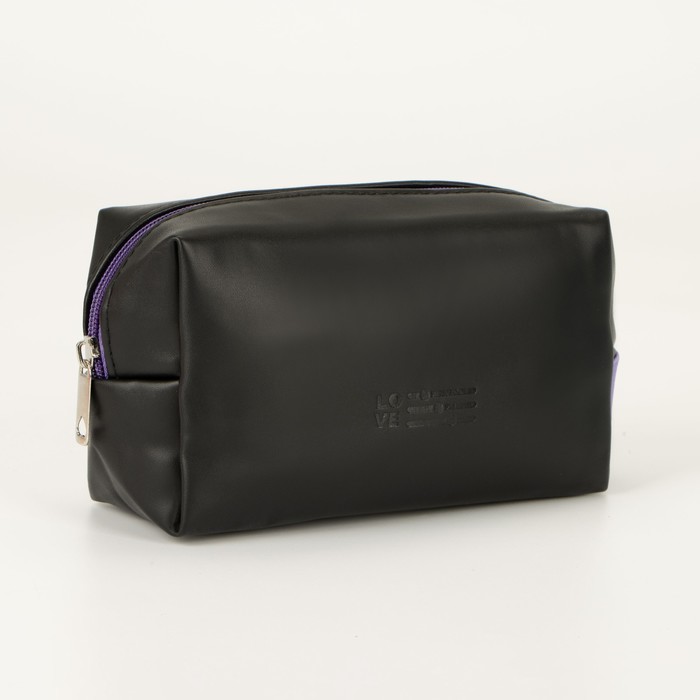 Косметичка дорожная, отдел на молнии, цвет чёрный
Косметичка дорожная, отдел на молнии, цвет чёрный