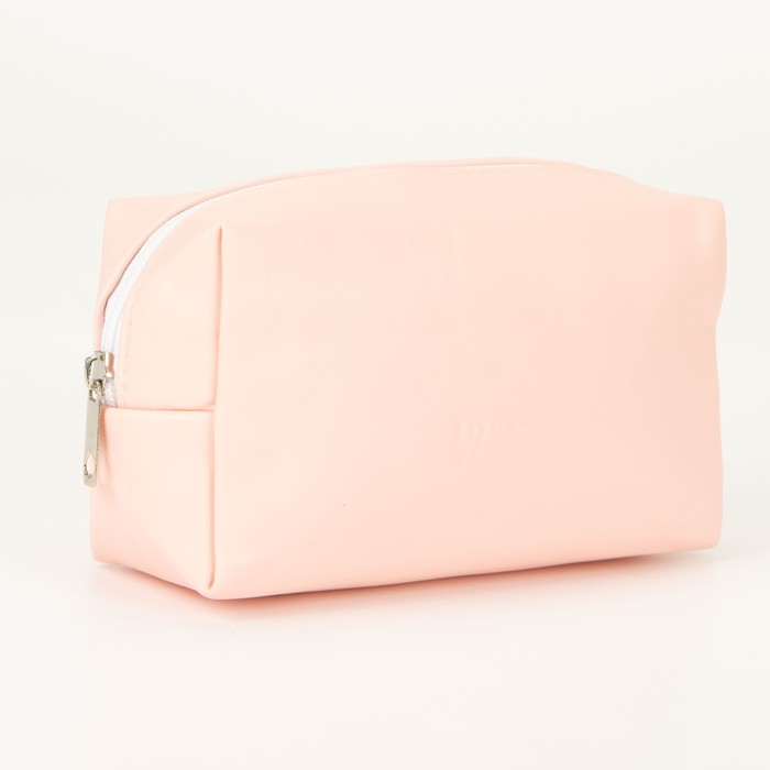 Косметичка на молнии, цвет розовый
Косметичка на молнии, цвет розовый