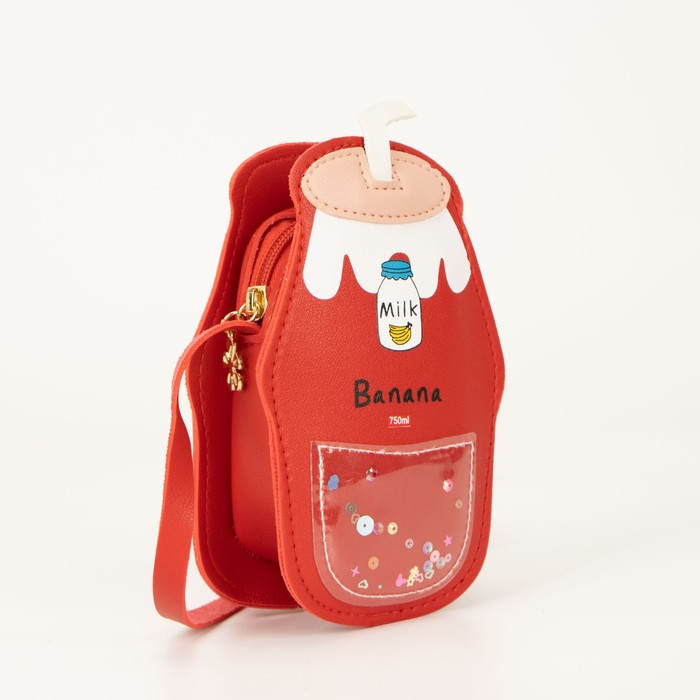 Сумка детская на молнии, цвет красный
Сумка детская на молнии, цвет красный