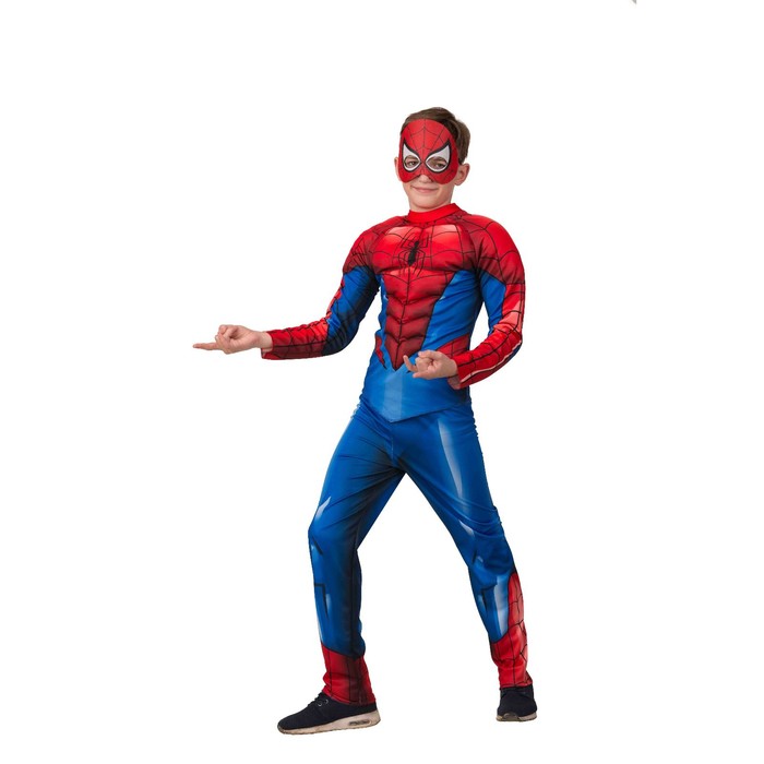 фото Карнавальный костюм «человек-паук» с мускулами, рост 134 см батик