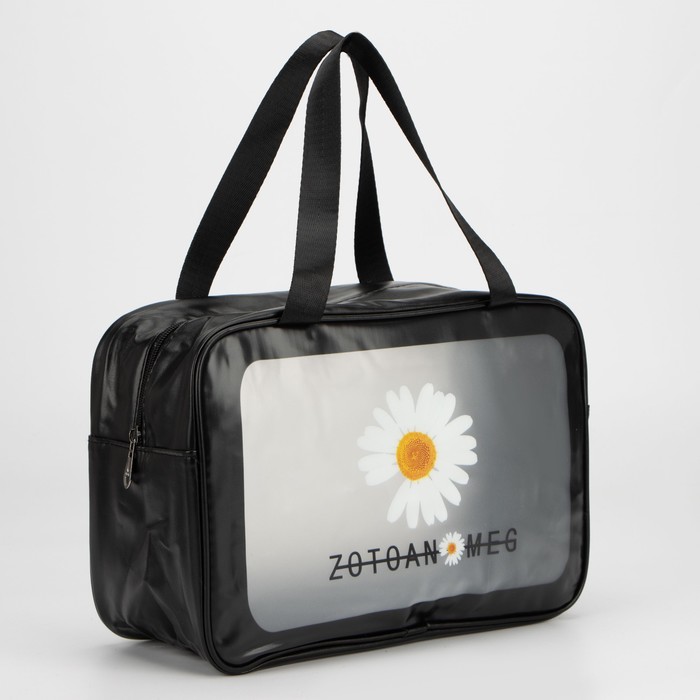 Косметичка на молнии, цвет чёрный
Косметичка на молнии, цвет чёрный