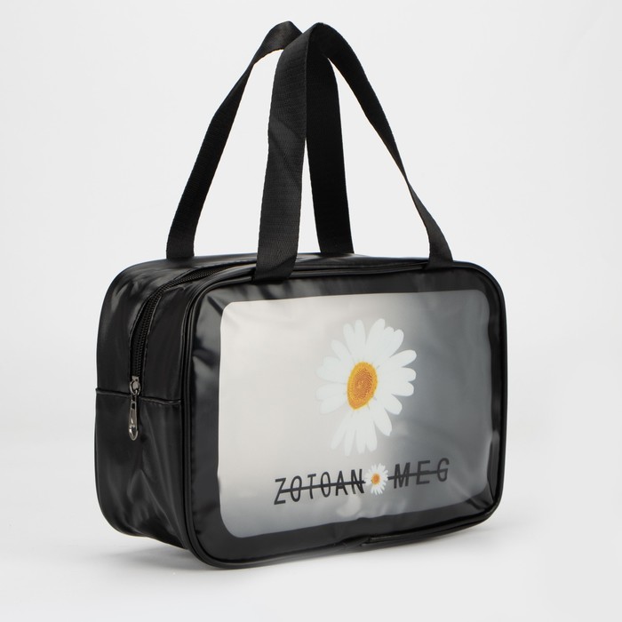 Косметичка на молнии, цвет чёрный
Косметичка на молнии, цвет чёрный