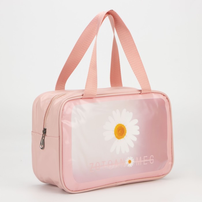 Косметичка на молнии, цвет розовый
Косметичка на молнии, цвет розовый