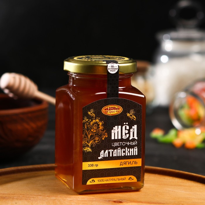 Мёд алтайский Дягилевый, 330 г
Мёд алтайский Дягилевый, 330 г