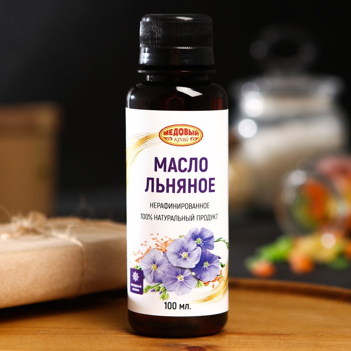 Масло льняное, 100 мл
Масло льняное, 100 мл