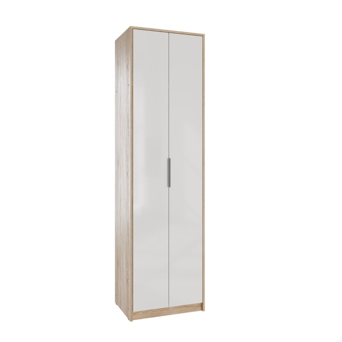 Шкаф 2-х створчатый с выдвижной штангой Нордик, 587х450х2110, Дуб сонома светлый/Белая Аляска 7492
Шкаф 2-х створчатый с выдвижной штангой Нордик, 587х450х2110, Дуб сонома светлый/Белая Аляска 7492