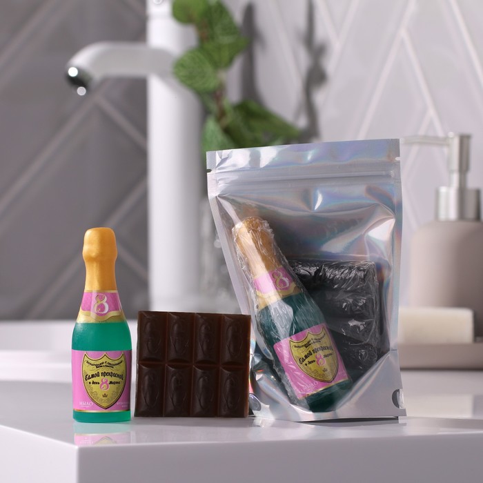 Набор: мыло шампанское 75 г, мыло шоколад 50 г
Набор: мыло шампанское 75 г, мыло шоколад 50 г