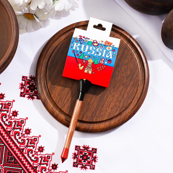 Ложка подарочная "Атрибуты России", с подвесом
Ложка подарочная "Атрибуты России", с подвесом