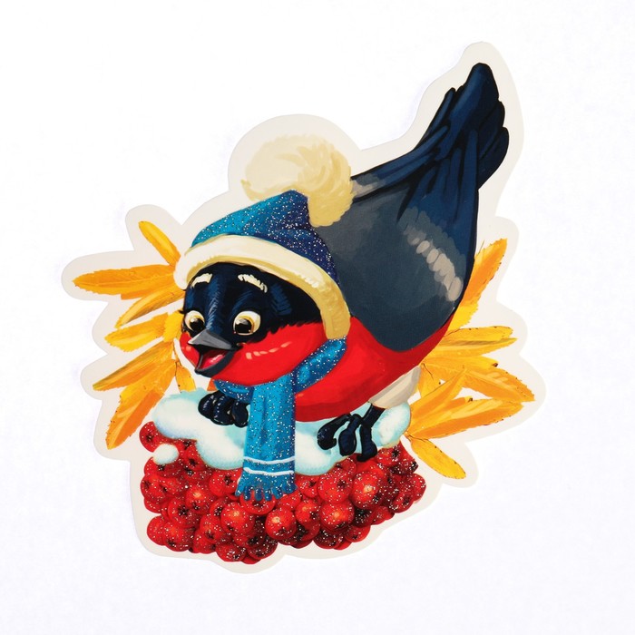 Украшение на скотче "Снегирь" глиттер
Украшение на скотче "Снегирь" глиттер