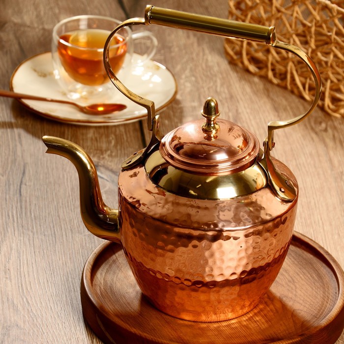 Чайник медный 1700 мл
Чайник медный 1700 мл