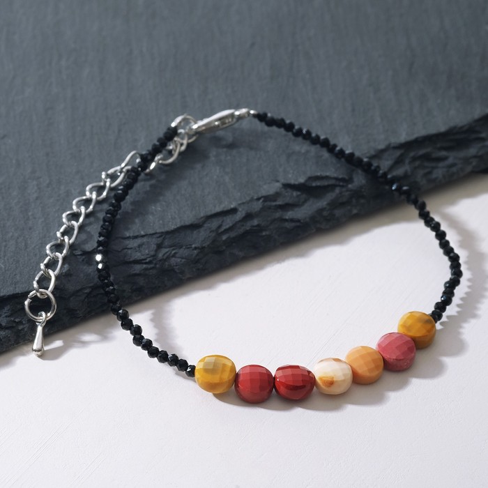 Браслет конфетти "Шпинель" с мукаитом
Браслет конфетти "Шпинель" с мукаитом