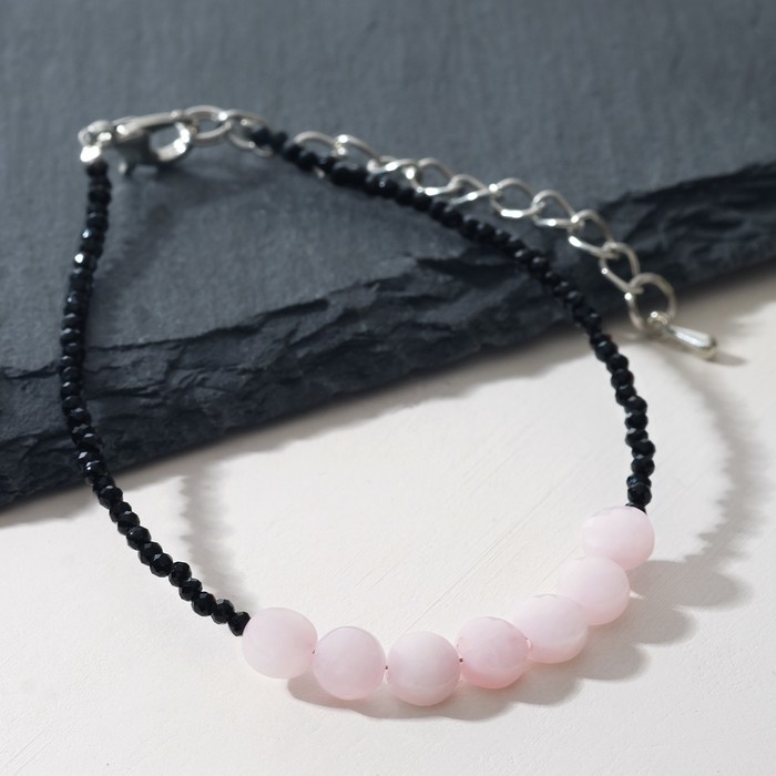 Браслет конфетти "Шпинель" с кварцем розовым
Браслет конфетти "Шпинель" с кварцем розовым