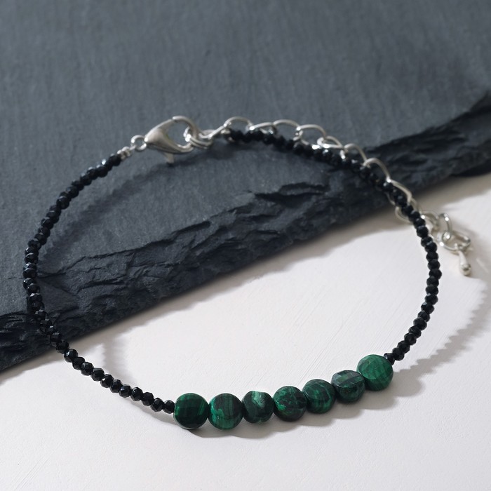 Браслет конфетти "Шпинель" с малахитом
Браслет конфетти "Шпинель" с малахитом