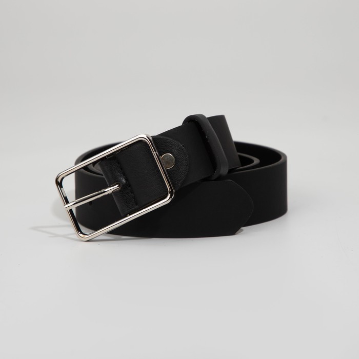 Ремень женский, ширина 3,5 см, винт, пряжка металл, цвет чёрный
Ремень женский, ширина 3,5 см, винт, пряжка металл, цвет чёрный