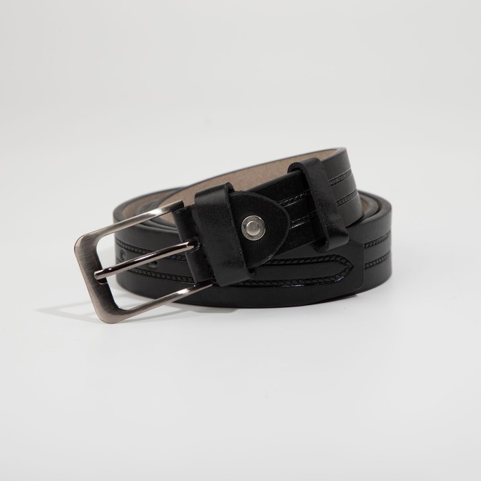 Ремень мужской, ширина 3,5 см, винт, пряжка металл, цвет чёрный
Ремень мужской, ширина 3,5 см, винт, пряжка металл, цвет чёрный