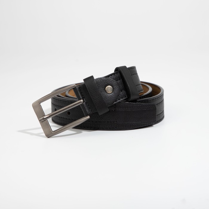 Ремень мужской, ширина 3,5 см, винт, пряжка металл, цвет чёрный 
Ремень мужской, ширина 3,5 см, винт, пряжка металл, цвет чёрный
