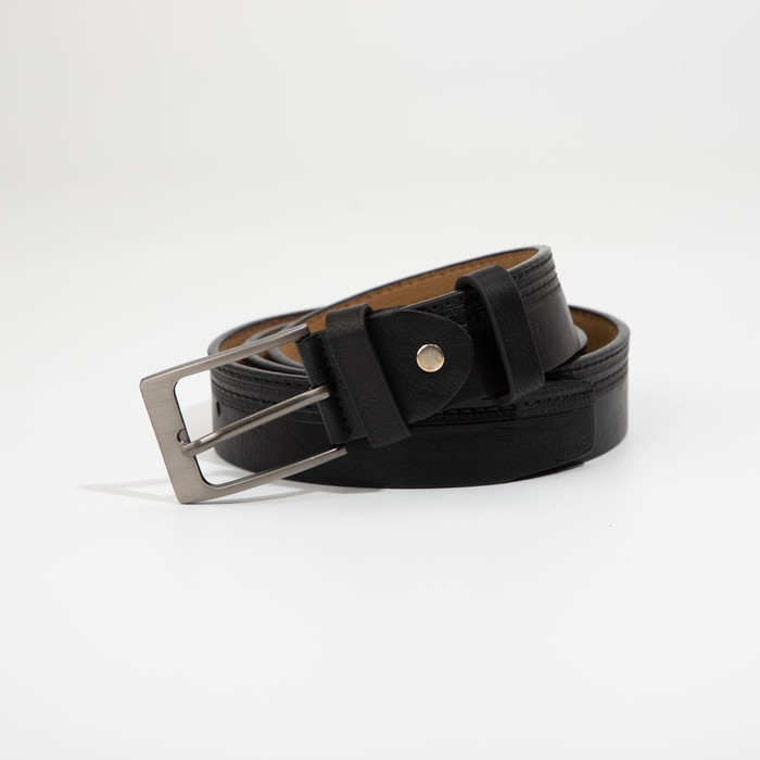Ремень мужской, ширина 3,5 см, винт, пряжка металл, цвет чёрный
Ремень мужской, ширина 3,5 см, винт, пряжка металл, цвет чёрный