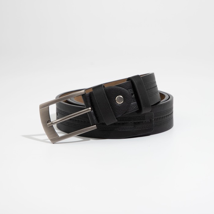 Ремень мужской, ширина 3,5 см, винт, пряжка металл, цвет чёрный
Ремень мужской, ширина 3,5 см, винт, пряжка металл, цвет чёрный