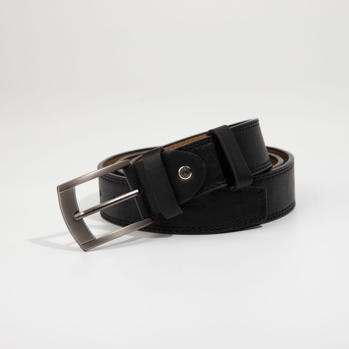 Ремень мужской, ширина 3,5 см, винт, пряжка металл, цвет чёрный
Ремень мужской, ширина 3,5 см, винт, пряжка металл, цвет чёрный