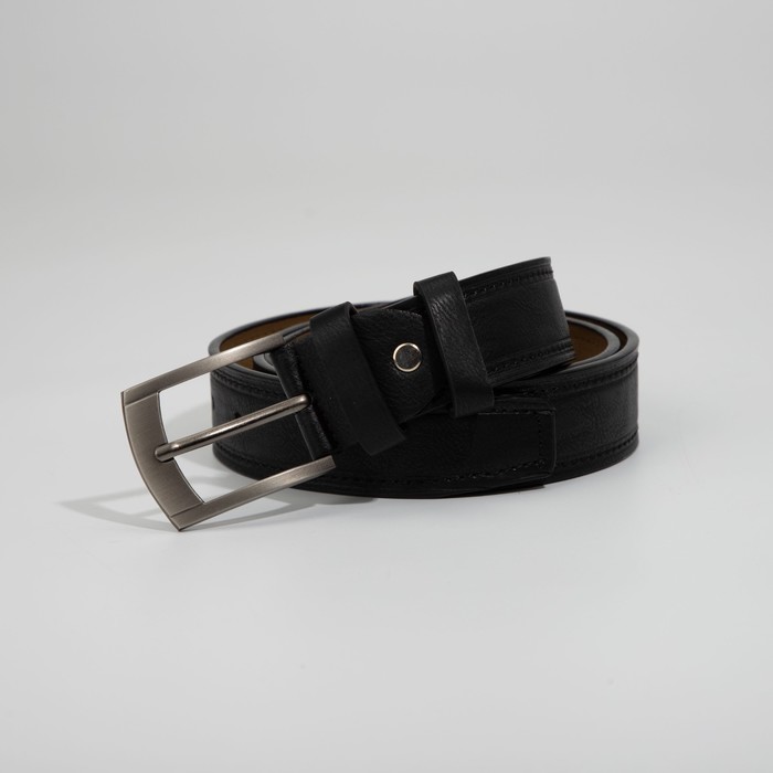 Ремень мужской, ширина 3,5 см, винт, пряжка металл, цвет чёрный
Ремень мужской, ширина 3,5 см, винт, пряжка металл, цвет чёрный