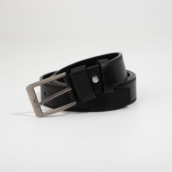 Ремень мужской, ширина 3,5 см, винт, пряжка металл, цвет чёрный
Ремень мужской, ширина 3,5 см, винт, пряжка металл, цвет чёрный