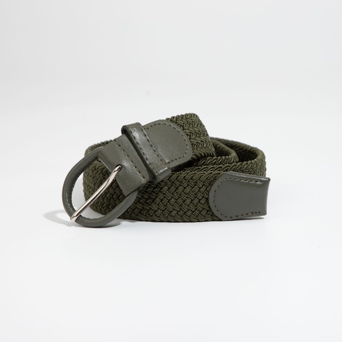 Ремень женский, ширина 3,5 см, винт, резинка плетёнка, цвет зелёный
Ремень женский, ширина 3,5 см, винт, резинка плетёнка, цвет зелёный