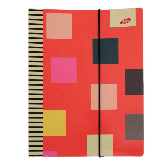 Папка для тетрадей А5, "Цветная геометрия", мелованный картон, ВД-лак, с клапанами, резинка
Папка для тетрадей А5, "Цветная геометрия", мелованный картон, ВД-лак, с клапанами, резинка