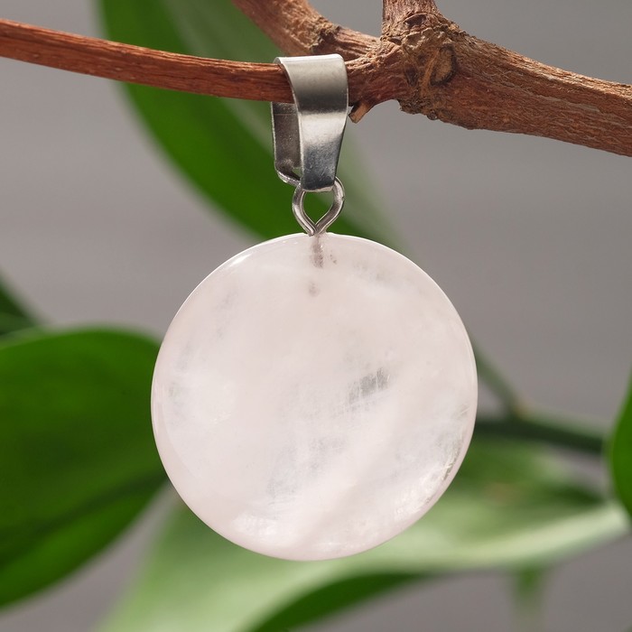 Подвеска круг d=1,7см "Кварц розовый"
Подвеска круг d=1,7см "Кварц розовый"