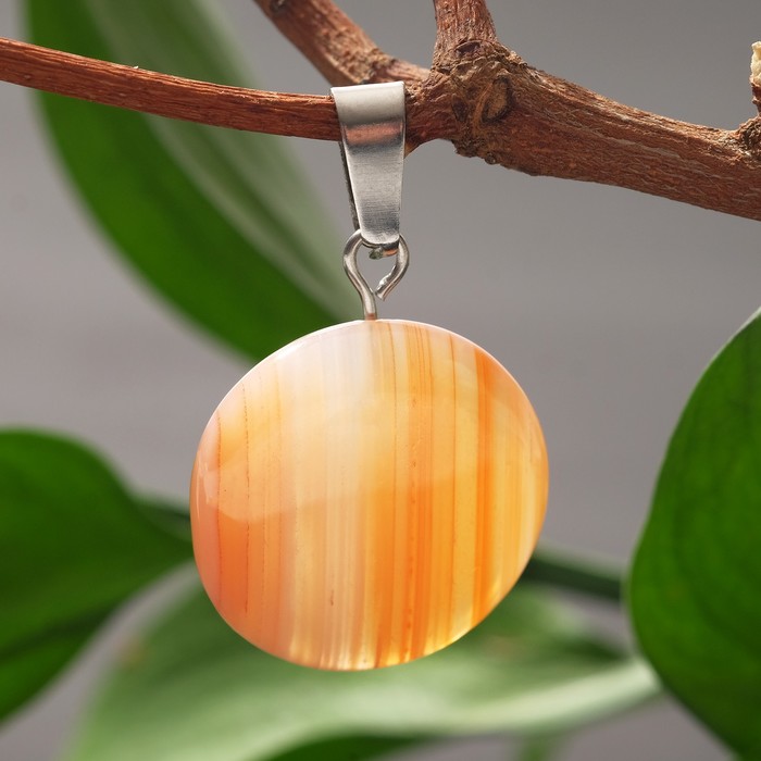 Подвеска круг d=1,7см "Сердолик"
Подвеска круг d=1,7см "Сердолик"