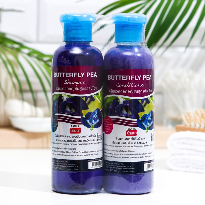 Набор Banna Мотыльковый горошек шампунь, 360 мл и кондиционер для волос, 360 мл
Набор Banna Мотыльковый горошек шампунь, 360 мл и кондиционер для волос, 360 мл