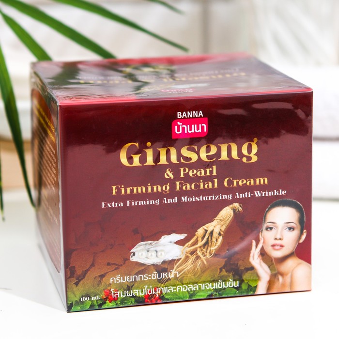 Крем-лифтинг для лица Banna Женьшень, укрепляющий, жемчуг и коллаген, 100 мл
Крем-лифтинг для лица Banna Женьшень, укрепляющий, жемчуг и коллаген, 100 мл