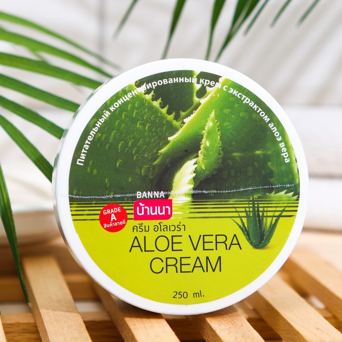 Крем для тела Banna алоэ вера, 250 мл
Крем для тела Banna алоэ вера, 250 мл