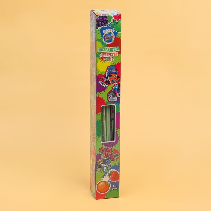 Кислая пудра "Суперстик" 3в1, 8 г
Кислая пудра "Суперстик" 3в1, 8 г