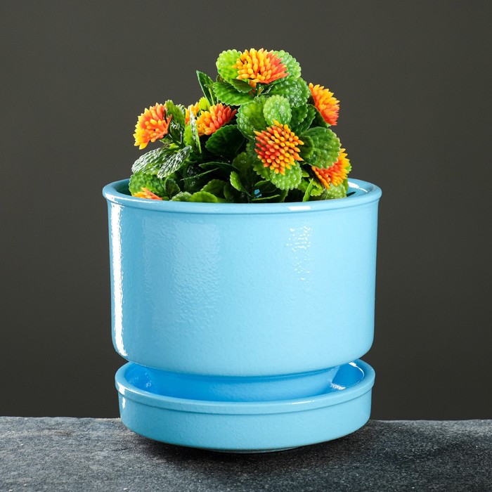 Горшок цветочный "Афродита голубой" 0,9 л
Горшок цветочный "Афродита голубой" 0,9 л