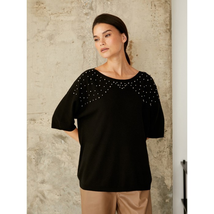 Джемпер женский Dark Precious, размер 54, цвет черный
Джемпер женский Dark Precious, размер 54, цвет черный