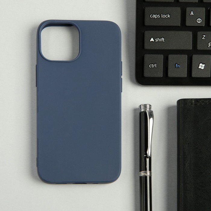 Чехол Red Line Ultimate для iPhone 13 mini, силиконовый, синий 
Чехол Red Line Ultimate для iPhone 13 mini, силиконовый, синий