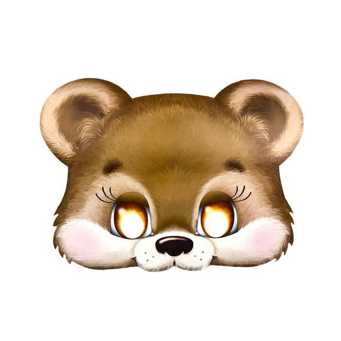 Маска «Медвежонок», резинка, 376 x 178 мм
Маска «Медвежонок», резинка, 376 x 178 мм