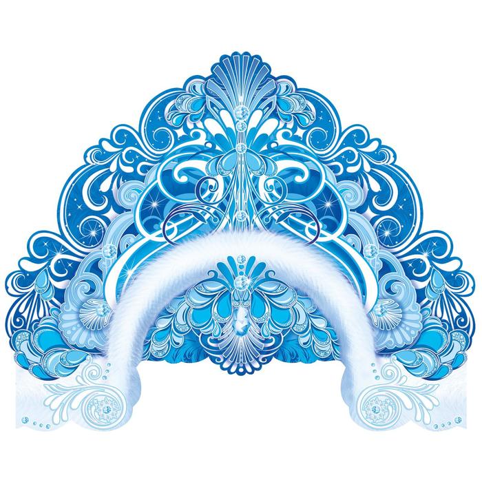 Маска-ободок «Снегурочка», на резинке 
Маска-ободок «Снегурочка», на резинке