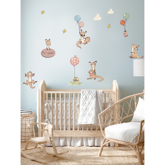 Наклейки Decoretto "Кенгуру с шариками" 50х35 см
Наклейки Decoretto "Кенгуру с шариками" 50х35 см