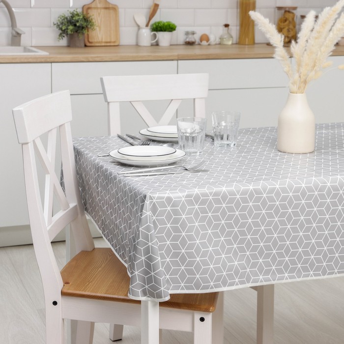 Скатерть на тканой основе с бейкой «Кармен», 135×110 см, геометрия
Скатерть на тканой основе с бейкой «Кармен», 135×110 см, геометрия