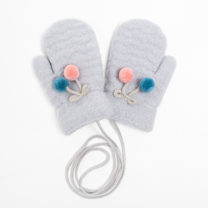 Варежки детские, цвет серый, размер S (2-3 года)
Варежки детские, цвет серый, размер S (2-3 года)