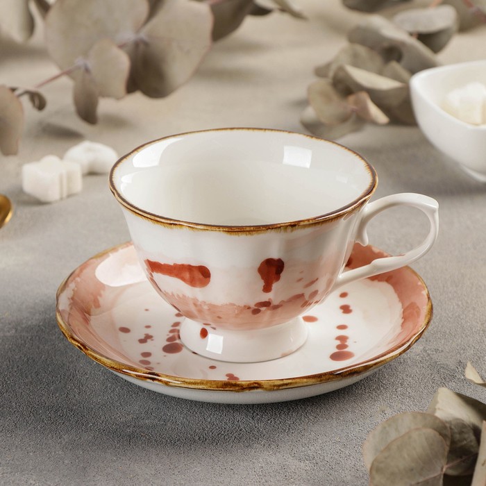 Чайная пара «Шейк», чашка 220 мл, блюдце d=15 см, цвет оранжевый
Чайная пара «Шейк», чашка 220 мл, блюдце d=15 см, цвет оранжевый