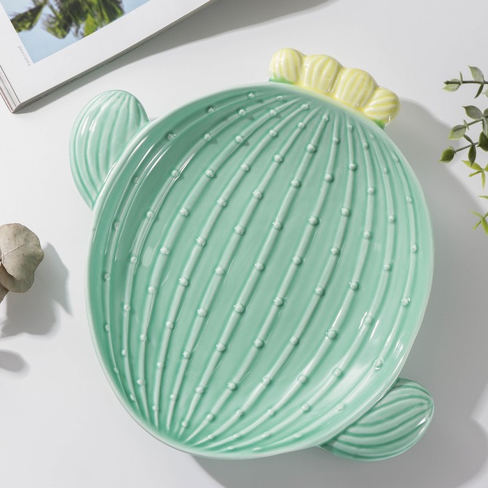 Блюдо сервировочное «Кактус», 27×24,5×3,5 см
Блюдо сервировочное «Кактус», 27×24,5×3,5 см